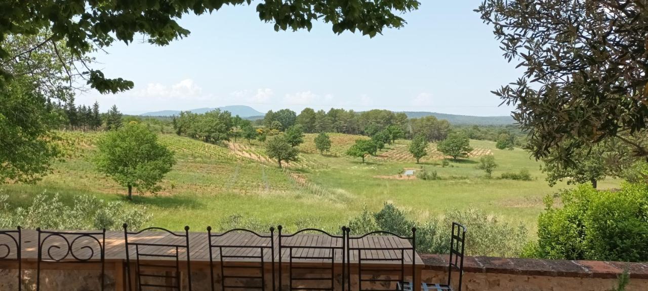 Villa Bastide Au Milieu Des Vignes Et Des Oliviers Aups Exterior foto